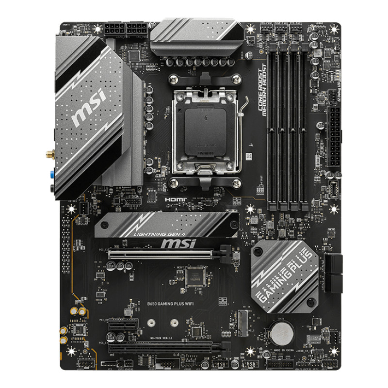 MB MSI B650 AMD S-AM5 DDR5 PCIE 4.0/HDMI/4XUSB 2.0/M.2/ATX/GAMA MEDIA /GAMER/RGB image 4